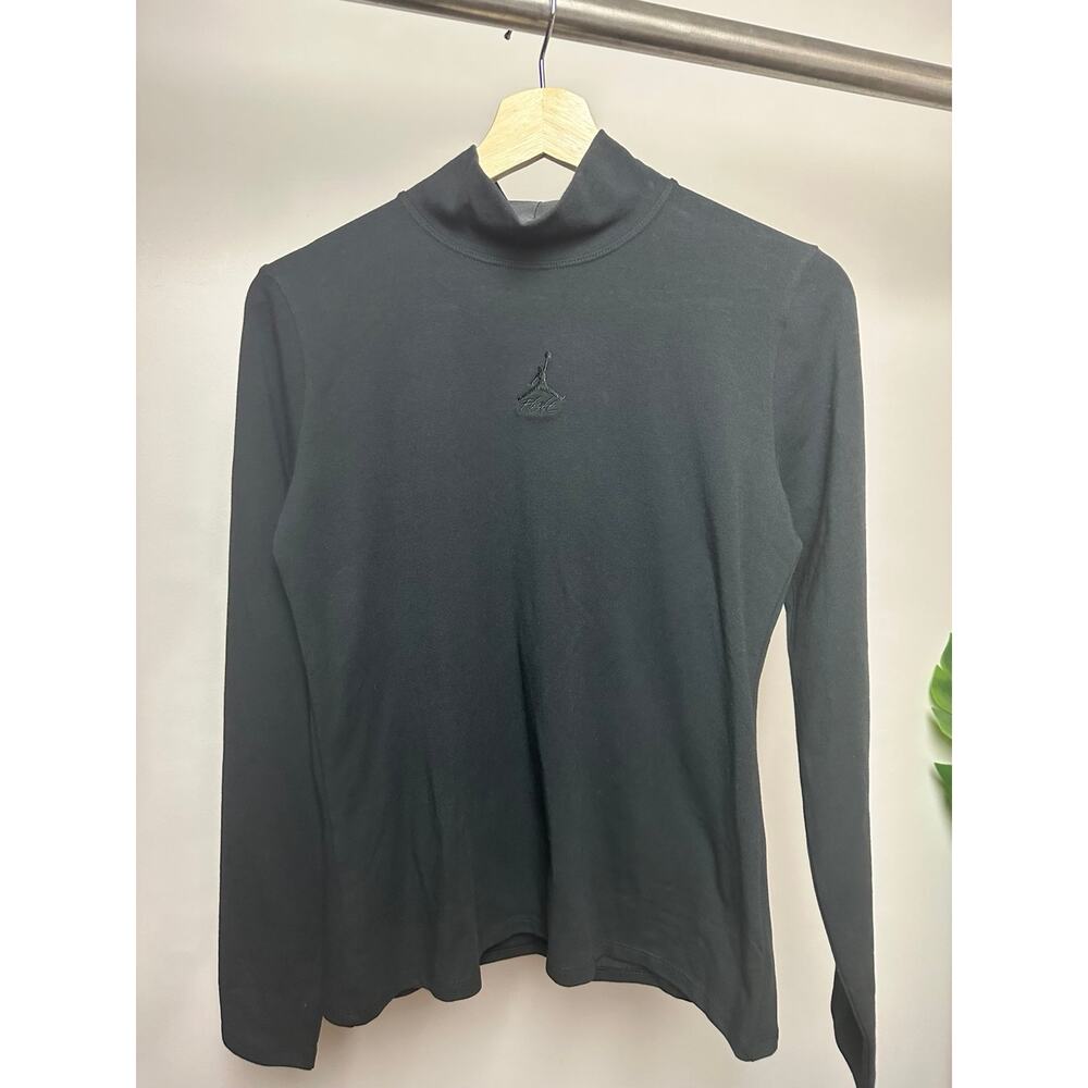 Jordan Women's Long-Sleeve Mock Neck Top - FQ8059-010 - Size S - NEW